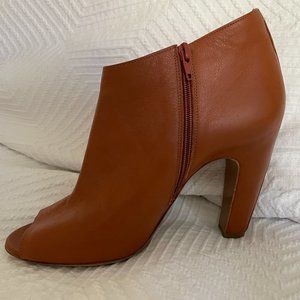 Maison Martin Margiela Peep toe high heel booties size 38 1/2